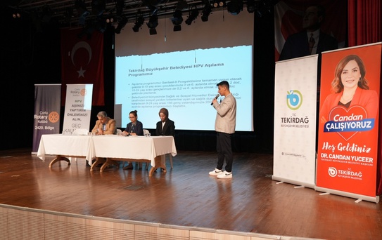 Tekirdağ Büyükşehir Belediyesi'nden HPV'ye karşı farkındalık buluşması