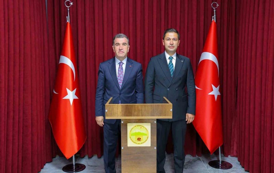 Vali Eldivan’dan Kaymakam Yıldırım’a hayırlı olsun ziyareti