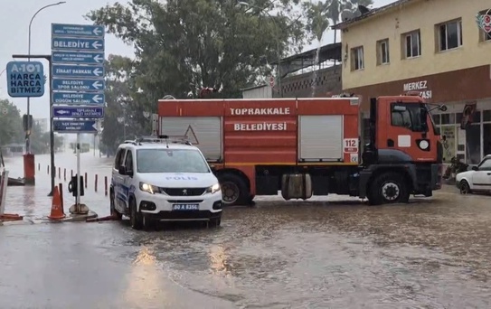 Toprakkale'de Şiddetli Yağış ve Sel Felaketi