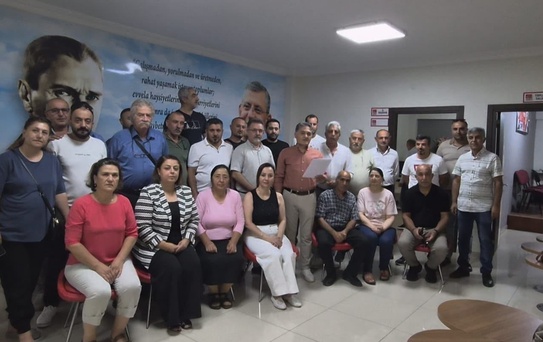 CHP Erzincan teşkilatında toplu istifa