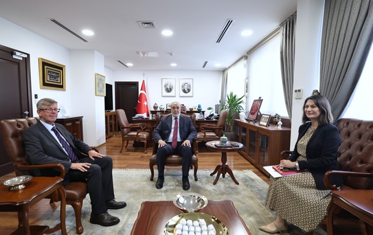 Kulaklıkaya Litvanya Büyükelçisi'ni Kabul Etti