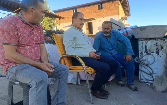 Başkan Keskin, Yangın Mağduru Esnafı Ziyaret Etti