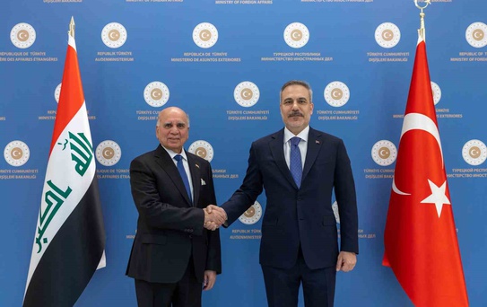 Hakan Fidan ve Fuad Hüseyin Ankara'da Buluştu