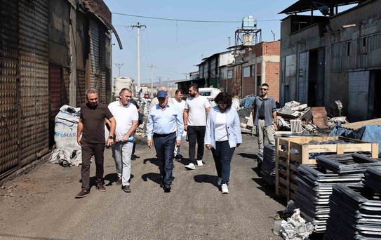 Başkan Şadi Özdemir mahallelerdeki sorunları yerinde inceledi