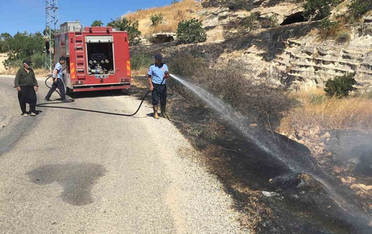 Nizip'te fıstık tarlası yangını: Bir kişi ölü bulundu