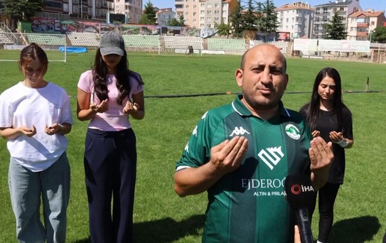 Kırşehir FK amigosundan şampiyonluk duası: Yediğimiz goller ofsayt olsun