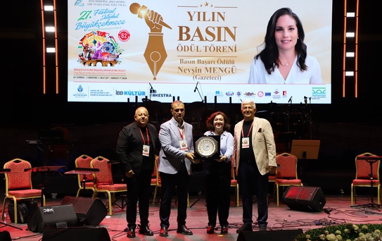 27. Büyükçekmece Kültür ve Sanat Festivali'nde Basın Ödülleri sahiplerini buldu