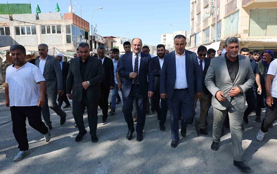 Gülpınar Hilvan’da temas ve incelemelerde bulundu