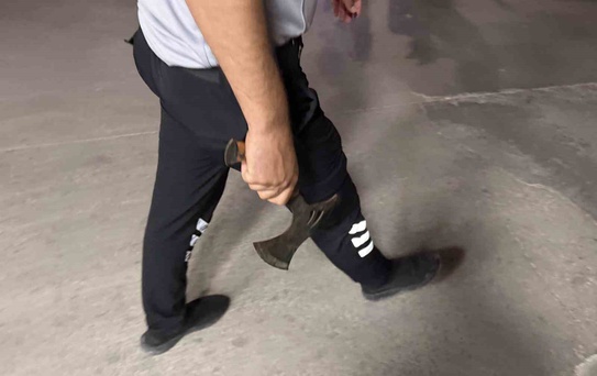 Adıyaman'da acil servis önünde baltalı dehşet