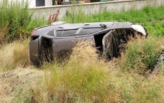 Kayseri'de Otomobil Takla Attı: 4 Yaralı