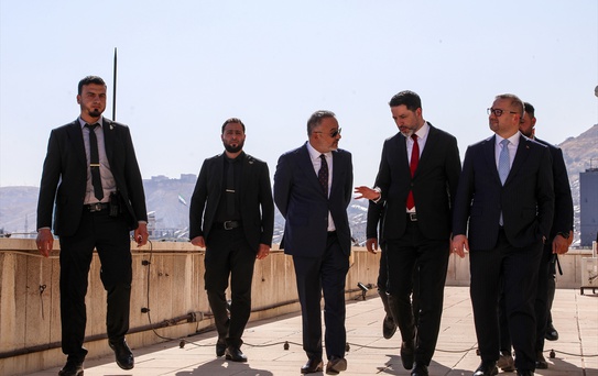 TCMB Başkanı Karahan, Şam'da temaslarda bulundu
