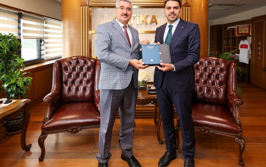 NKÜ Rektörü TİKA Başkanını Ziyaret Etti