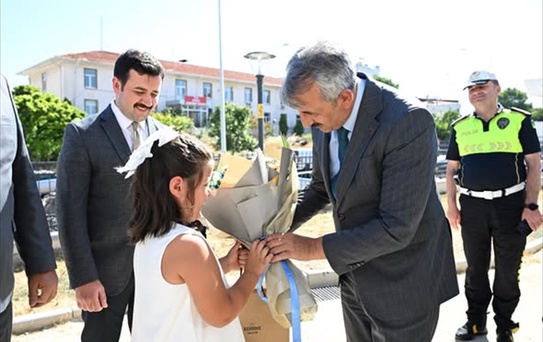 Vali Sezer Enez Kaymakamı Fırat'ı Ziyaret Etti