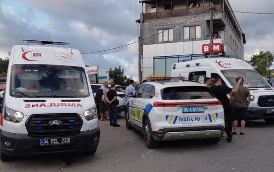 Beykoz’da feci kaza: 7 kişi yaralandı