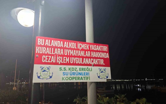 Ereğli'de Alkol Tüketimine Yasak