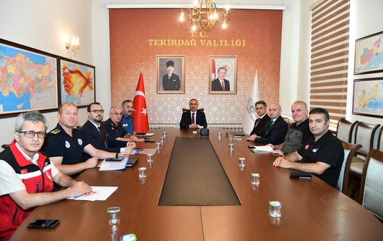 Tekirdağ'da Orman Yangını Tedbirleri Toplantısı