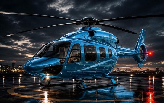 Evi ve işi arasında 150 km var! Çareyi işe her gün helikopterle gitmekte buldu
