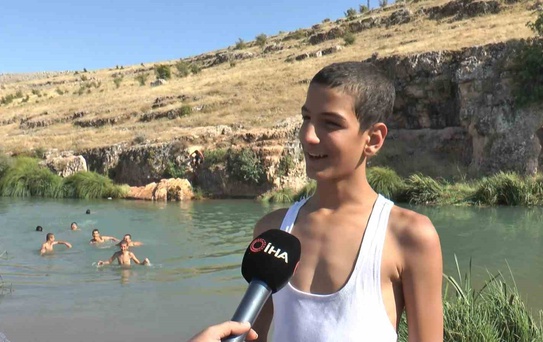 Gaziantep'te Kavurucu Sıcaklar, Gençleri Suya Yöneltti