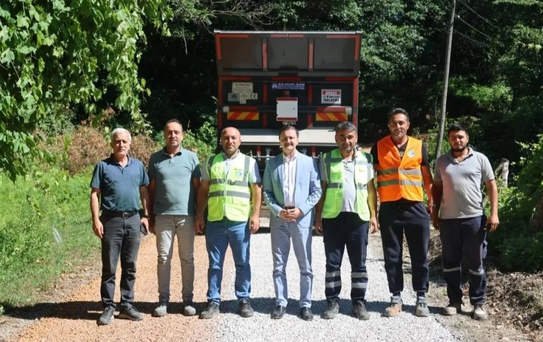 Asfaltlama Çalışmaları İncelendi
