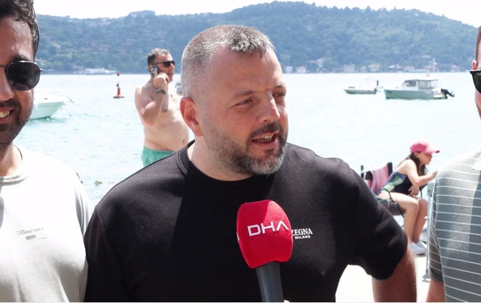İstanbul'da Poyraz Deniz Suyunu Soğutuyor