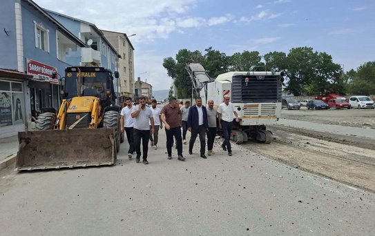 Diyadin’de 4 Km Asfaltlama Başladı