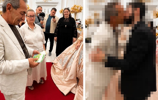Düğünde dededen beklenmedik tebrik, damat neye uğradığını şaşırdı