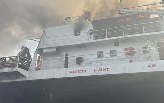 Ro-Ro Gemisine Dron Saldırısı