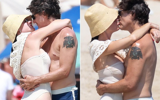 Katy Perry ile Justin Trudeau'dan dudak dudağa aşk pozu