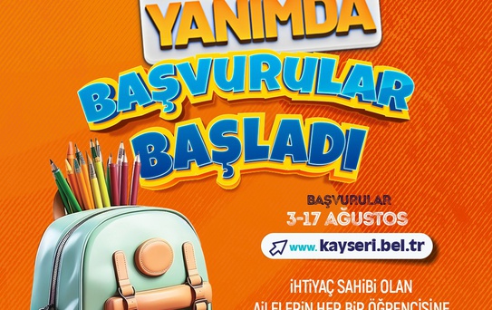 Kayseri Büyükşehir’in 5 bin TL’lik eğitim desteği başvuruları başladı