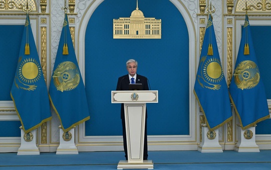 Kazakistan'da Aral-Hazar Otoyolu Temel Atıldı