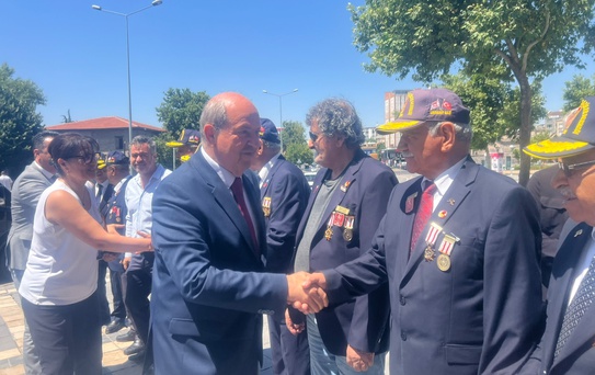 KKTC 5. Cumhurbaşkanı Ersin Tatar’dan Kayseri’de gazilere vefa ziyareti