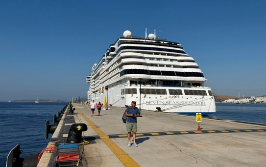 Bodrum'a Kruvaziyerle 739 Turist Geldi