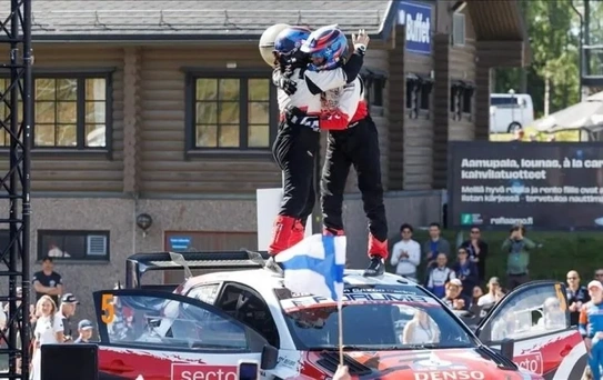 Toyota Gazoo Racing'den Finlandiya Rallisi'nde Üstün Başarı