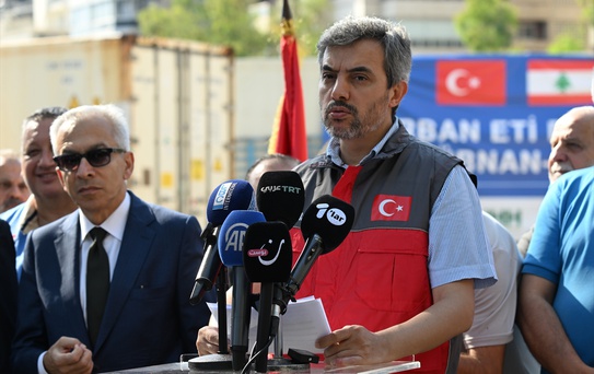 Türkiye'den Lübnan'a 280 ton kurban eti yardımı