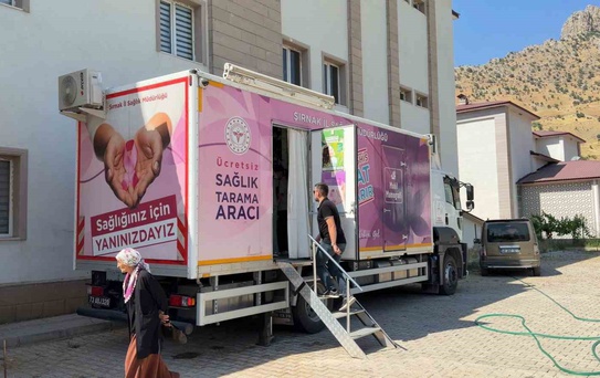 Uludere’de iki haftada 872 kanser taraması yapıldı