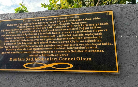 Bafra Çağşur Şehitliği Yeniden Ziyarete Açıldı