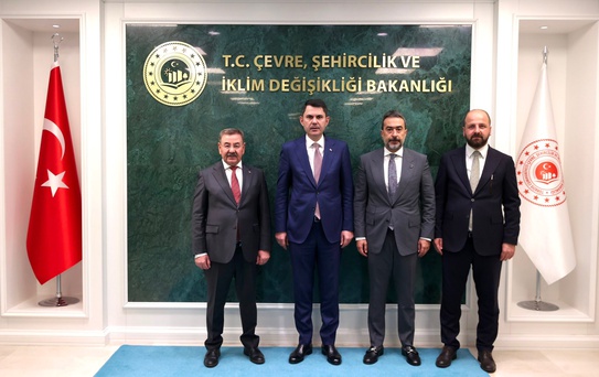 Yakup Odabaşı, Bakan Murat Kurum’u ziyaret etti