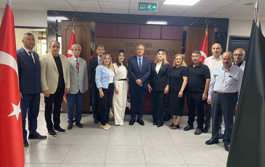 Muhtarlardan Kaymakam Şahin'e Ziyaret