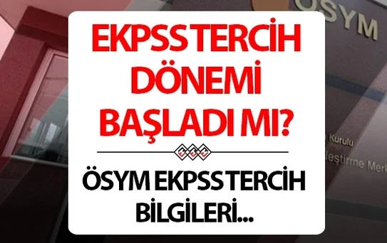 2026 EKPSS Tercih Süreci Bekleniyor