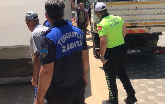 Turgutlu’da yaya ve araç güvenliği için işgal denetimi
