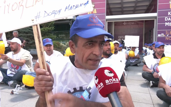 Doruk Maden işçilerinin eylemi 10. günde