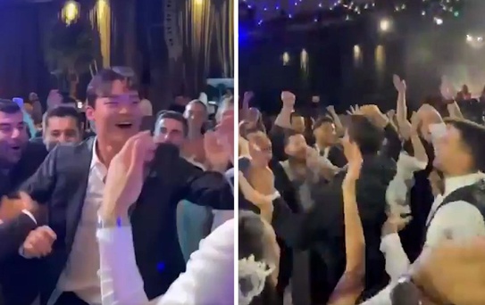 Ersin Destanoğlu'nun düğününe Hyeon-gyu Oh damga vurdu! O şarkı çalınca kendinden geçti