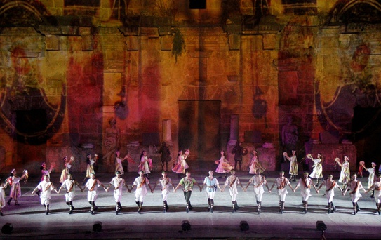 Troya Gösterisi Aspendos'ta