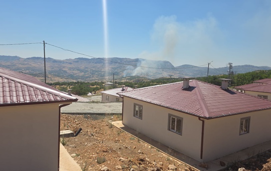 Gerger'de Orman Yangını Çıktı