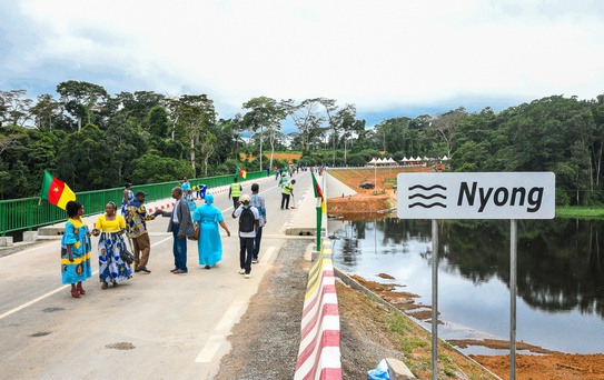 Kamerun'da Nyong Nehri Köprüsü Açıldı