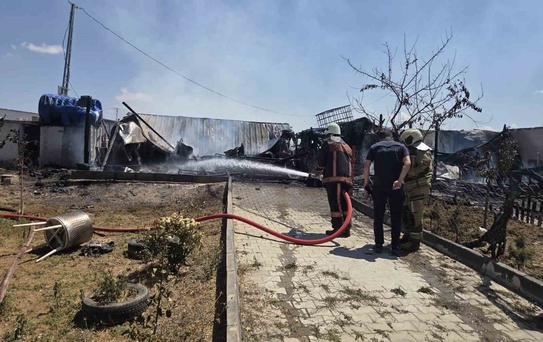 Elmadağ'da 3 Evde Yangın