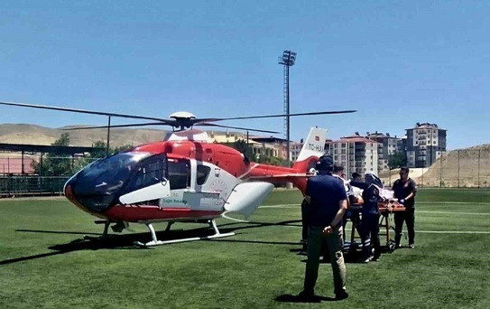 Darende'de Kalp Krizi: Hasta Hava Ambulansıyla Sevk Edildi