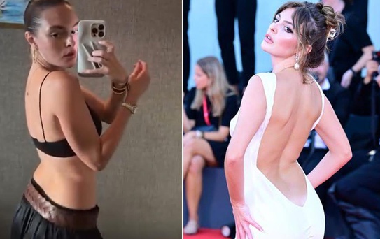 Melis Sezen bu kez dansıyla konuşuluyor! Ayna karşısında döktürdü
