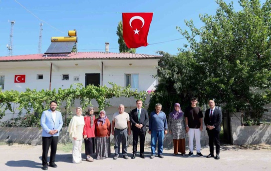 Vali Aydoğdu, Şehit Ailesini Ziyaret Etti