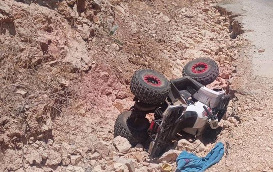 Besni'de ATV Devrildi, 4 Yaralı